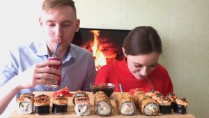 MUKBANG ЗАПЕЧЕННЫЕ РОЛЛЫ  / МУКБАНГ ROLLS