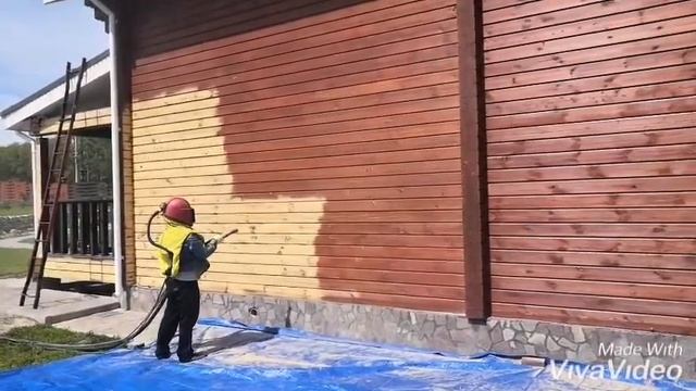 Пескоструйная шлифовка дома. смотреть онлайн