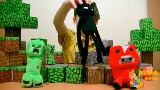 Мягкие игрушки из игры minecraft