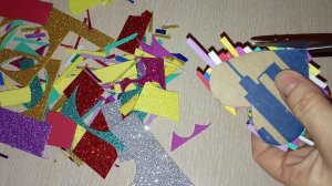 Красота из мусорного ведра//Что можно сделать из остатков фоамирана