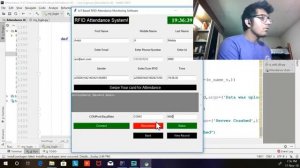 smart attendance system for student  with python