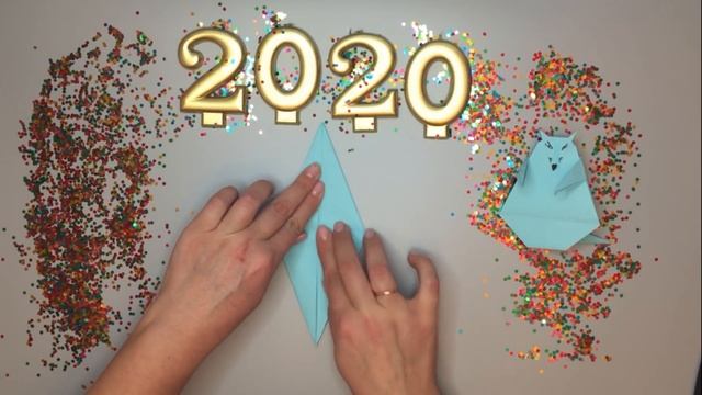 Mause-origami, symbol of 2020. Мышка -оригами, символ 2020 года смотреть онлайн