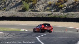 Lancia Delta S4 600HP GTX3582 - Start up, Revs & Action on Track!