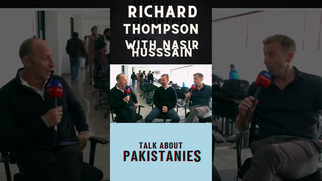 Richard thompson and Nasir Hussain talk about Pakistani foods