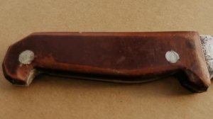 Самодельный нож из диска циркулярки Homemade knife from a circular disc