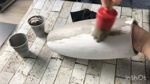 Как из обычной стеклянной вазы, сделать стильную керамическую?
