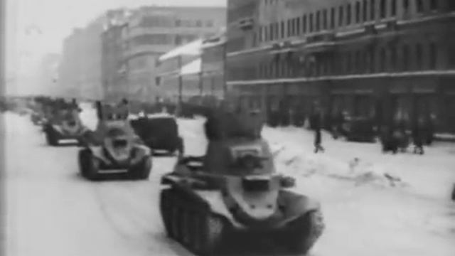 Марш защитников Москвы. _Мы не дрогнем в бою за столицу свою_ - Кинохроника.mp4 смотреть онлайн