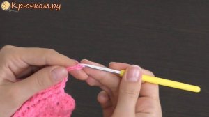 Рельефный 3D Узор Листья крючком