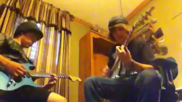 Me and my cousin guitar playing смотреть онлайн