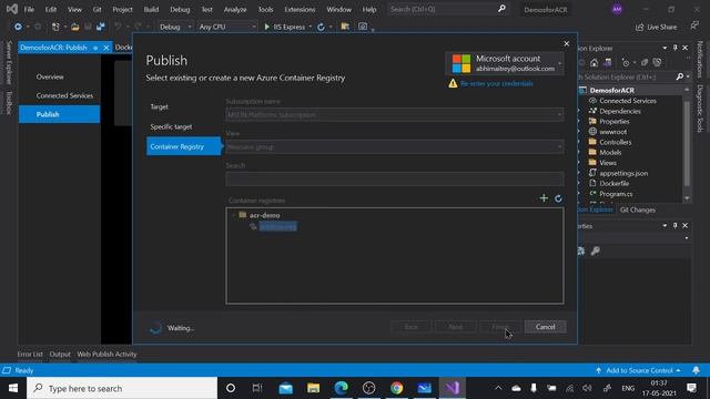 Create Azure Container Registry and Container Instance смотреть онлайн