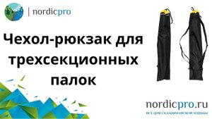 Чехол рюкзак для трехсекционных палок