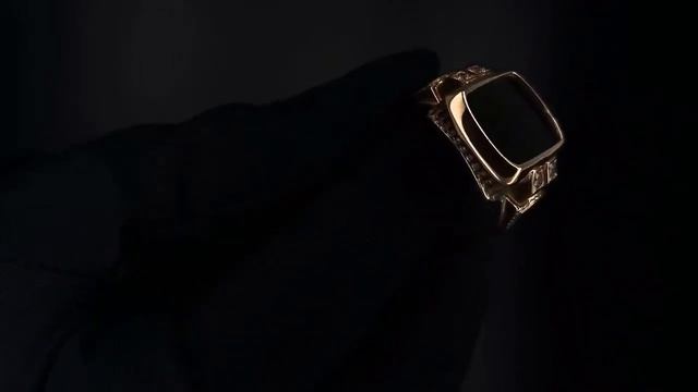 Мужское кольцо. Перстень. Печатка. Золото 585 смотреть онлайн