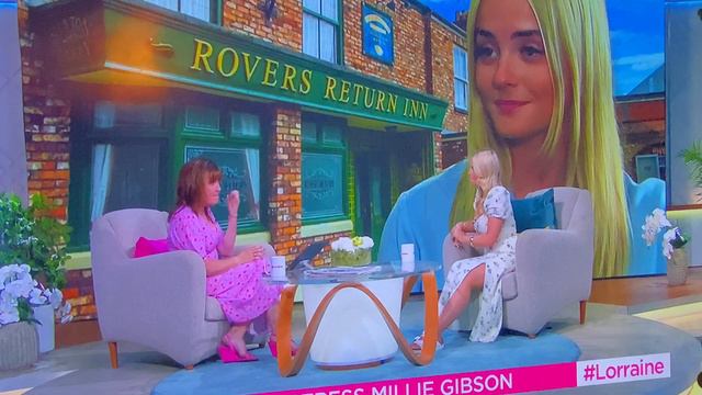 Lorraine 2022 ( coronation street star millie gibson ) смотреть онлайн