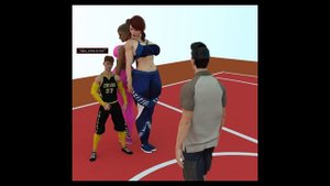 Tall women - basketball game (Part 2, gts comics)