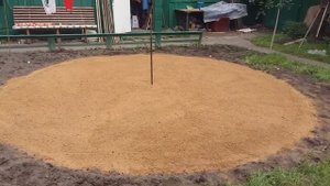 Установка каркасного бассейна Подготовка основания vodavi