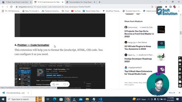 VS Code ও প্রয়োজনীয় Extension ইনস্টল করুন - VS Code Installation in Windows 10