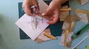 Скрапбукинг. Процесс создания АТС-карточек.