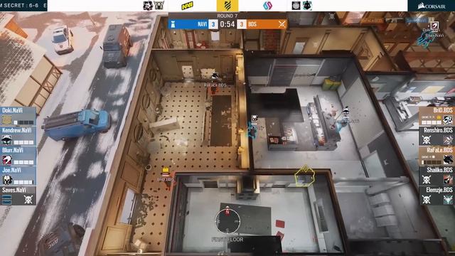 NAVI vs BDS Esport - Rainbow Six VOICE COMMS at European League смотреть онлайн