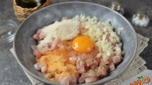 Рубленные куриные котлеты с манкой
