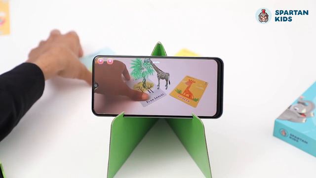 How to use Animal AR 3D Safari Flashcards | Spartan Kids | www.kidspartan.com