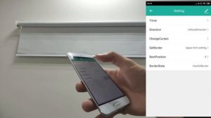 Рулонная штора Onviz WiFi Tuya Настройка шторы