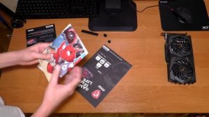 MSI GEFORCE GTX 1650 GAMING X 4G - КАК СВЕТИТ LED.