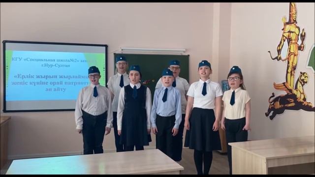 вокальный кружок "Музыкальная капель" Специальная школа №2 , г.Нур-султан смотреть онлайн