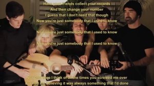 Somebody That I Used To Know - Lyrics / Songtext - Walk Off The Earth (Gotye - Cover)