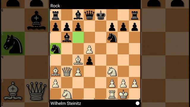 Wilhelm Steinitz | Insane Queen Sacrifice #chess #chessgame