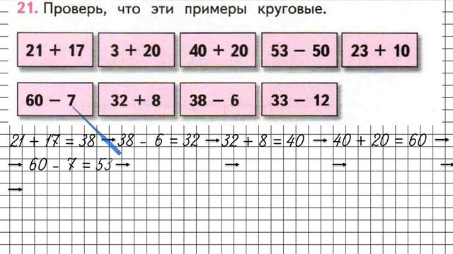 Страница 42 Задание 21 – Математика 2 класс (Моро) Часть 2