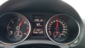 0-100 км/ч на vw golf 6 1.6 tdi dsg