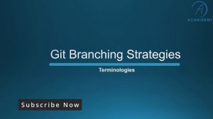 Git Branching – Terminologies