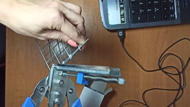 клипсатор полуавтоматический для габионов, сетки , клеток