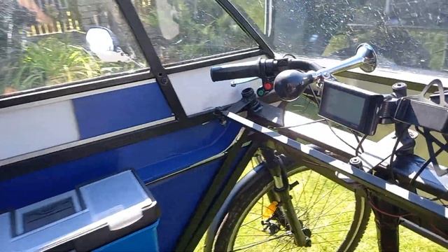 Электровеломобиль для сервисной службы Electric bicycle for service смотреть онлайн