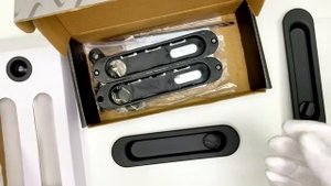 Ручки дверные для раздвижных дверей VETTORE  L030 MBP