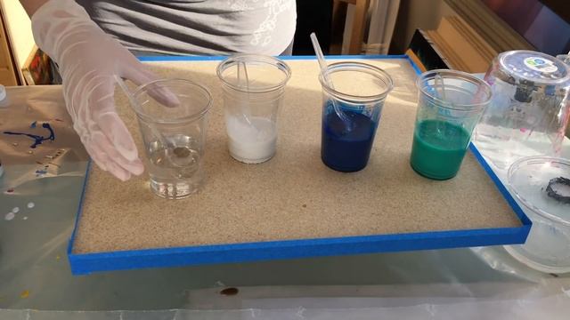 Resin Art With Acrylic Paints - Beach Effect (First Layer) by Arijana Lukic #11 смотреть онлайн