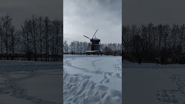 Суздаль. Новогодние каникулы. Музей деревянного зодчества.