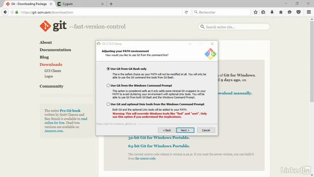 Tutoriel GIT : Installer Git sous Windows | video2brain.com смотреть онлайн