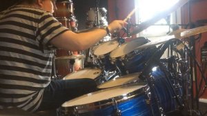 Tama Starclassic Performer Hyper Drive b/b Lacquer Ocean Blue - Frank frallan Nilsson