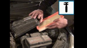 Замена воздушного фильтра двигателя Hyundai Getz