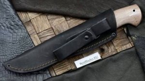 Кузница Назарова В.В. нож Барс, сталь Х12МФ, рукоять карельская береза