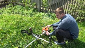Перший запуск Штиль Stihl FS 120 після довгого простою