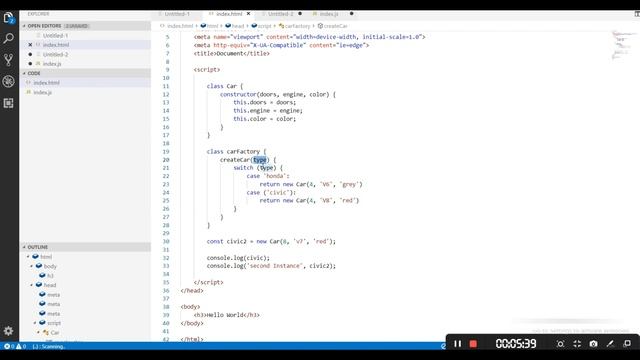 Factory Design Pattern #5 - JS Interview #javascript #DesignPatterns #Factory #interviews #OOJS