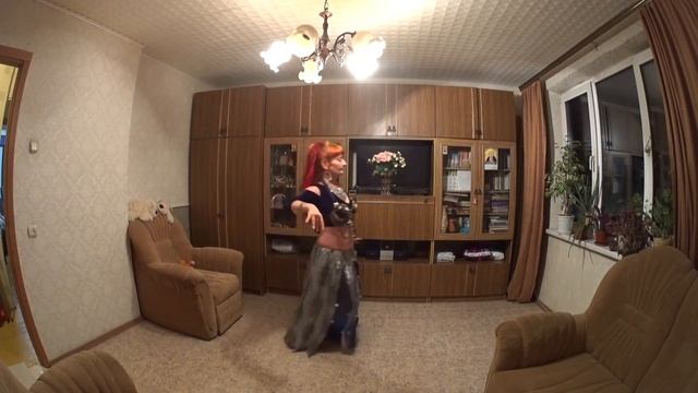 Учу дома новый танец в стиле трайбл фьюжен. смотреть онлайн