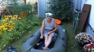 КАК СДЕЛАТЬ СПИНКУ СКАМЬИ лодки Пеликан 240. tuning inflatable boat