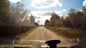 Храм в Сельце Карельском. Вид из Сеглино.