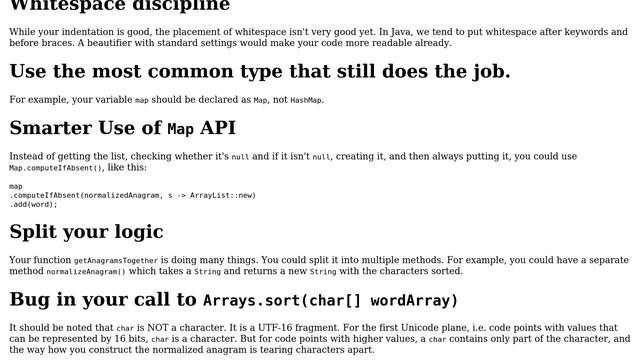 Code Review: Print all anagrams together in a sentence in Java (3 Solutions!!) смотреть онлайн