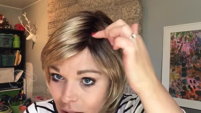 Canada Wig Reviews | Limit by Ellen Wille in color Caramel Rooted смотреть онлайн