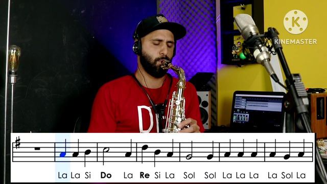 • Adeus ano velho | Partitura com notas simplificada - Sax Alto 🎷 смотреть онлайн