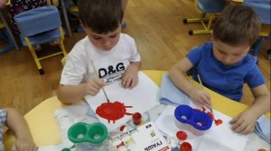 Рисование "Мой весёлый звонкий мяч". Группа №4